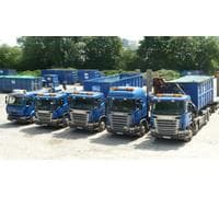 ACV Container mieten aus München (Unterschleißheim) - Fuhrpark LKW-Flotte blau