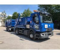 ACV Container mieten aus München (Unterschleißheim) - Fuhrpark Renault LKW blau